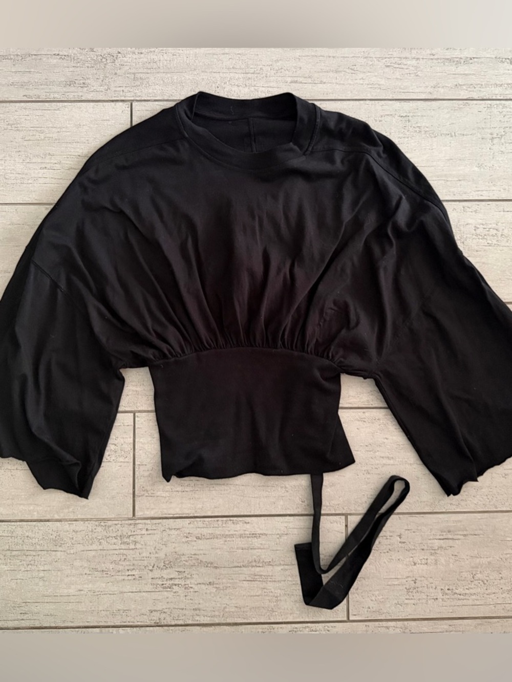 Rick Owens DRKSHDW Black Tommy Top - Size S
